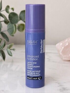 StriVectin Advanced Hydration Lactic Acid Nightly Retexturizing Serum 7.5 mL NEW
